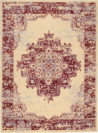 Nourison Grafix GRF14 Cream Red Area Rug main image