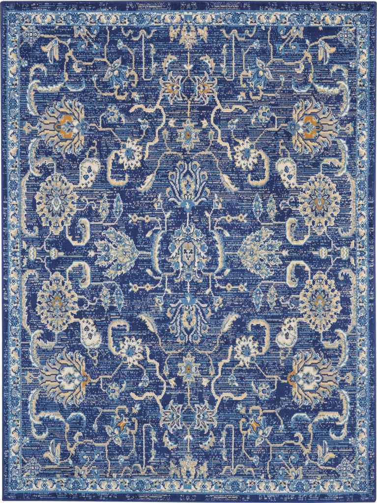 Nourison Grafix GRF24 Navy Area Rug main image