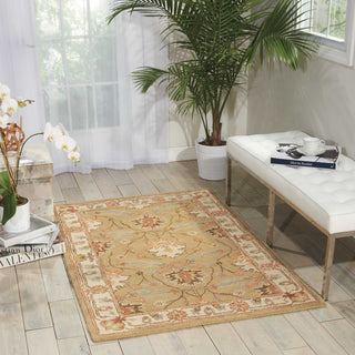 Nourison India House IH76 Sage Area Rug Room Image