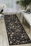 Nourison Graphic Illusions GIL02 Pewter Area Rug Room Image Feature
