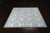 Nourison Graphic Illusions GIL03 Ivory/Light Blue Area Rug Main Image Feature