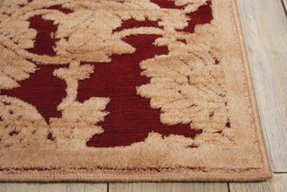 Nourison Graphic Illusions GIL03 Red Area Rug Detail Image