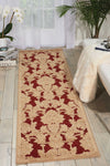 Nourison Graphic Illusions GIL03 Red Area Rug Room Image
