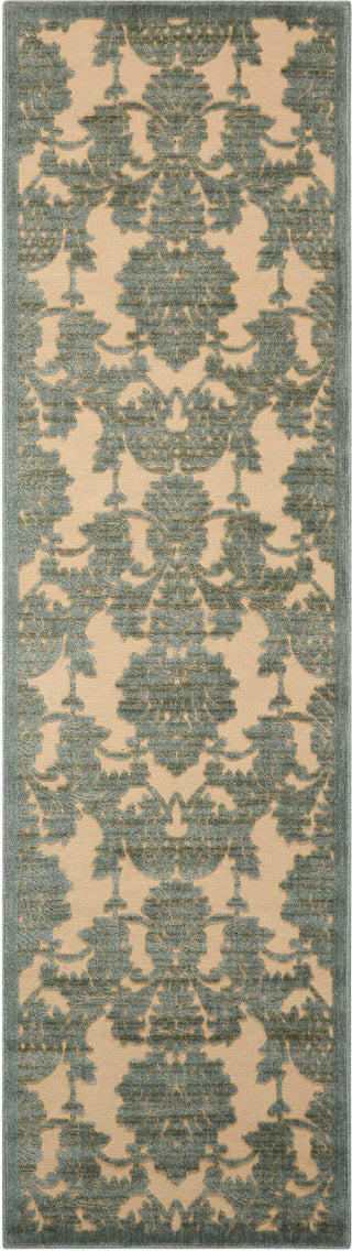 Nourison Graphic Illusions GIL03 Teal Area Rug