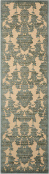 Nourison Graphic Illusions GIL03 Teal Area Rug 2'3'' X 8' Runner