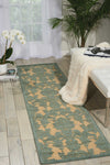 Nourison Graphic Illusions GIL03 Teal Area Rug Room Image