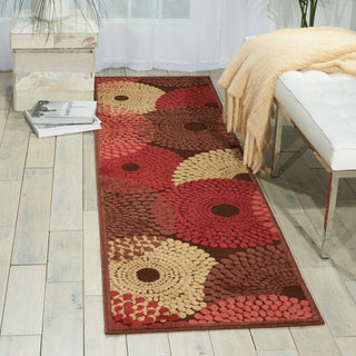 Nourison Graphic Illusions GIL04 Brown Area Rug Room Image