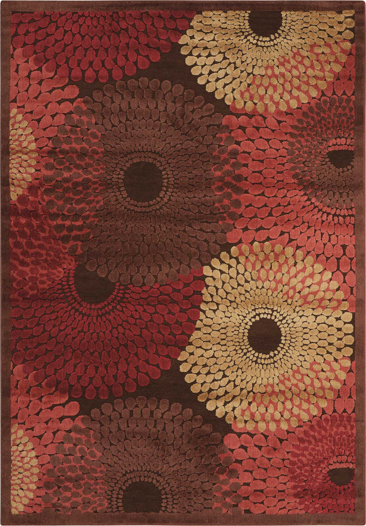 Nourison Graphic Illusions GIL04 Brown Area Rug