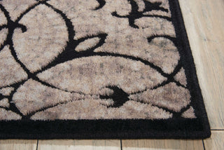 Nourison Graphic Illusions GIL05 Black Area Rug Detail Image