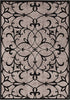 Nourison Graphic Illusions GIL05 Black Area Rug Main Image