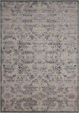 Nourison Graphic Illusions GIL05 Grey Area Rug 5'3'' X 7'5''