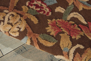 Nourison Graphic Illusions GIL06 Brown Area Rug Detail Image