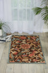 Nourison Graphic Illusions GIL06 Brown Area Rug Room Image