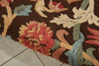 Nourison Graphic Illusions GIL06 Brown Area Rug Detail Image