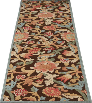 Nourison Graphic Illusions GIL06 Brown Area Rug Runner Image