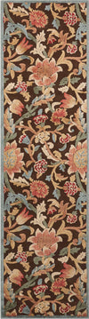 Nourison Graphic Illusions GIL06 Brown Area Rug Runner Image