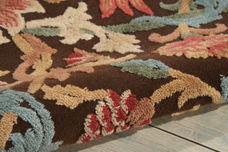 Nourison Graphic Illusions GIL06 Brown Area Rug Detail Image