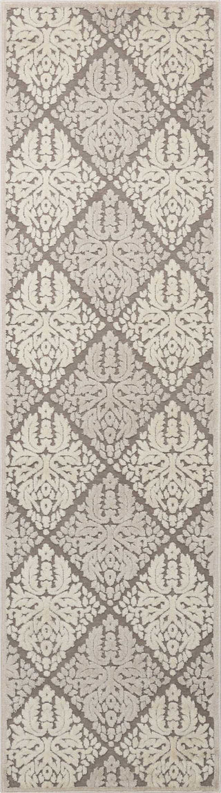 Nourison Graphic Illusions GIL08 Ivory Area Rug 2'3'' X 8' Runner