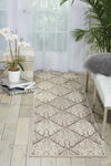 Nourison Graphic Illusions GIL08 Ivory Area Rug Room Image Feature