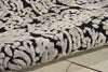 Nourison Graphic Illusions GIL09 Black Area Rug Detail Image