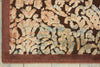 Nourison Graphic Illusions GIL09 Chocolate Area Rug Corner Image