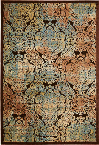 Nourison Graphic Illusions GIL09 Chocolate Area Rug Main Image