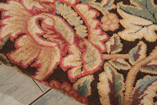 Nourison Graphic Illusions GIL10 Brown Area Rug Detail Image