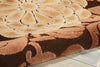 Nourison Graphic Illusions GIL13 Brown Area Rug Detail Image