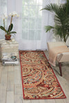 Nourison Graphic Illusions GIL14 Red Area Rug Room Image