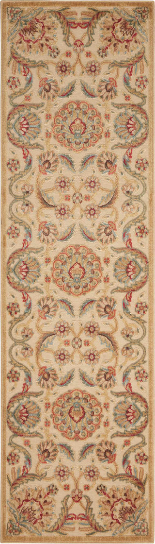 Nourison Graphic Illusions GIL17 Beige Area Rug 