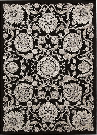 Nourison Graphic Illusions GIL17 Black Area Rug Main Image