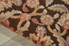 Nourison Graphic Illusions GIL17 Chocolate Area Rug Detail Image