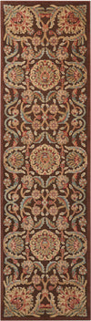 Nourison Graphic Illusions GIL17 Chocolate Area Rug Runner Image
