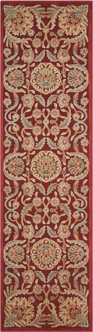 Nourison Graphic Illusions GIL17 Red Area Rug Runner Image