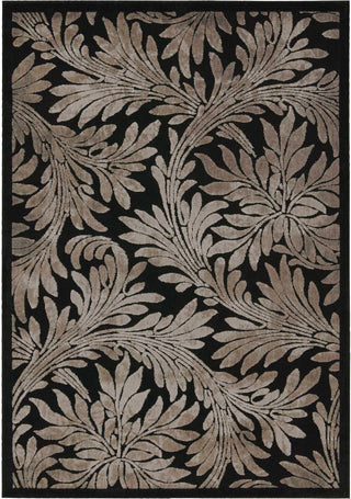 Nourison Graphic Illusions GIL19 Black Area Rug Main Image