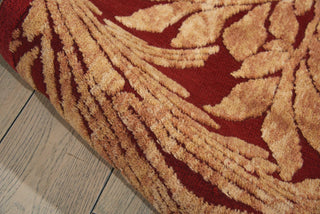 Nourison Graphic Illusions GIL19 Red Area Rug Detail Image