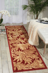 Nourison Graphic Illusions GIL19 Red Area Rug Room Image Feature