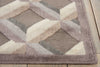 Nourison Graphic Illusions GIL22 Stone Area Rug Detail Image