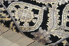 Nourison Graphic Illusions GIL24 Black Area Rug Detail Image