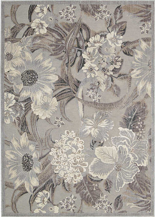 Nourison Graphic Illusions GIL26 Grey Area Rug Main Image