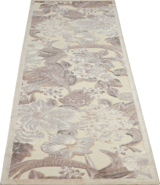 Nourison Graphic Illusions GIL26 Ivory Area Rug Runner Image