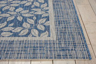 Nourison Garden Party GRD01 Denim Area Rug Detail Image