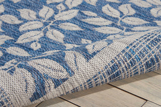 Nourison Garden Party GRD01 Denim Area Rug Detail Image