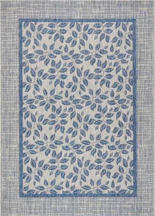 Nourison Garden Party GRD01 Ivory Blue Area Rug main image