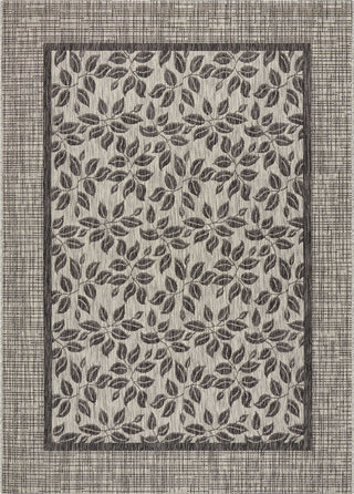 Nourison Garden Party GRD01 Ivory/Charcoal Area Rug main image