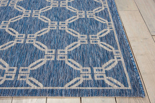 Nourison Garden Party GRD02 Denim Area Rug Detail Image