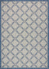 Nourison Garden Party GRD02 Ivory Blue Area Rug main image
