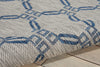 Nourison Garden Party GRD02 Ivory Blue Area Rug Detail Image