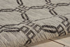Nourison Garden Party GRD02 Ivory/Charcoal Area Rug Detail Image