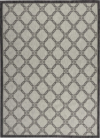 Nourison Garden Party GRD02 Ivory/Charcoal Area Rug